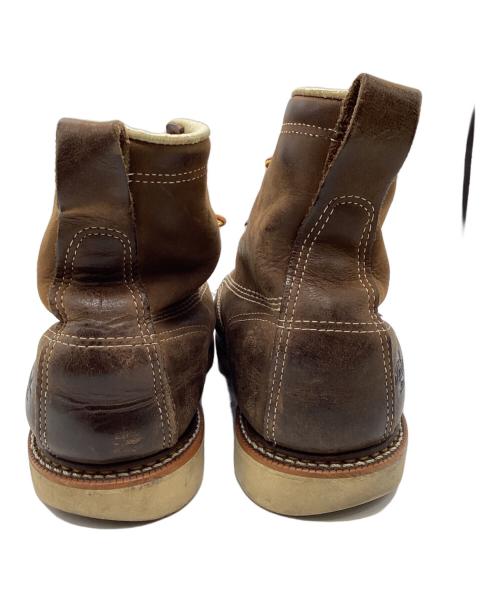 THOROGOOD（ソログッド）THOROGOOD (ソログッド) モックトゥブーツ ブラウン サイズ:30.5の古着・服飾アイテム