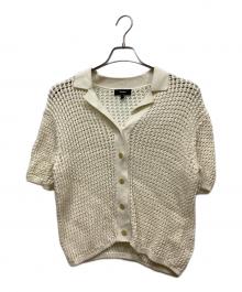 theory（セオリー）の古着「メッシュニットポロ」｜アイボリー