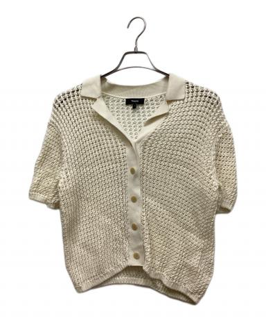 中古・古着通販】theory (セオリー) メッシュニットポロ アイボリー