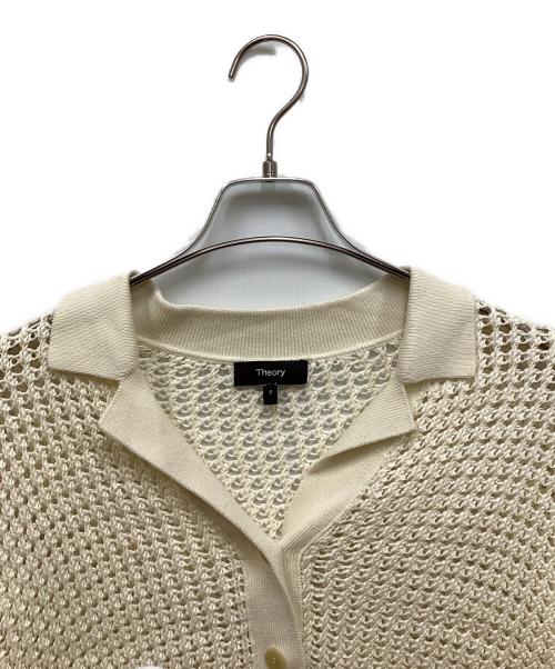 theory（セオリー）theory (セオリー) メッシュニットポロ アイボリー サイズ:Sの古着・服飾アイテム