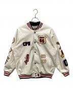 BOLINI BOLINIボリーニ ボリーニ）の古着「パッチブルゾン」｜ホワイト