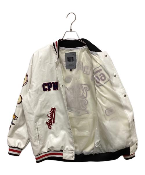 BOLINI BOLINI（ボリーニ ボリーニ）BOLINI BOLINI (ボリーニ ボリーニ) パッチブルゾン ホワイト サイズ:50の古着・服飾アイテム