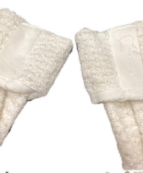 Snidel（スナイデル）Snidel (スナイデル) ツイードニットカーディガン ホワイト サイズ:Freeの古着・服飾アイテム