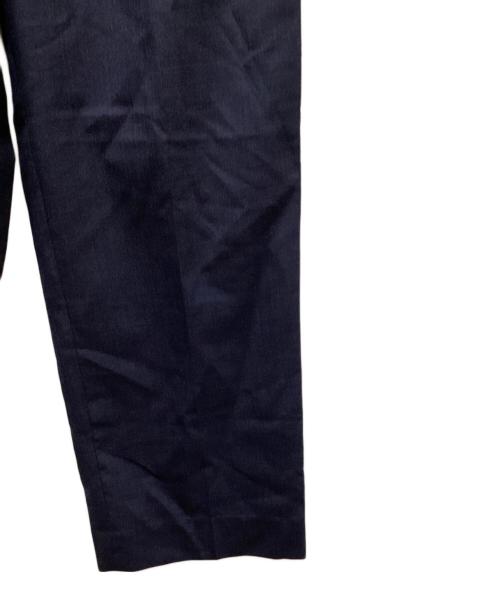 AMI Alexandre Mattiussi（アミアレクサンドルマテュッシ）AMI Alexandre Mattiussi (アミアレクサンドルマテュッシ) double pleat wide leg trousers/ダブルプリーツワイドレッグトラウザー ネイビー サイズ:36の古着・服飾アイテム