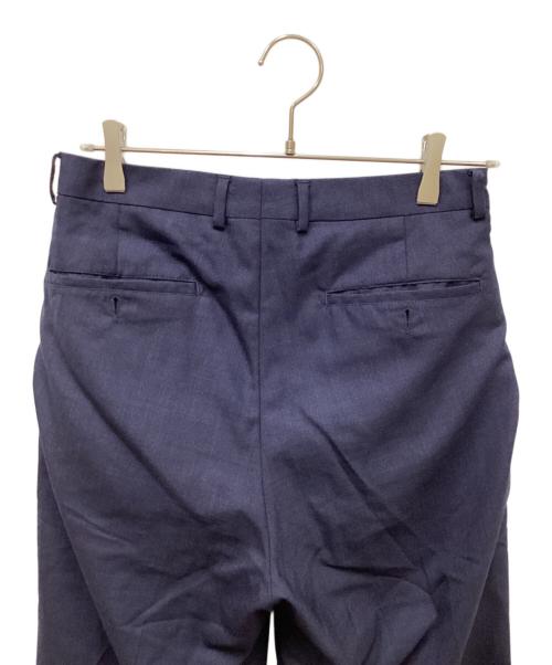 AMI Alexandre Mattiussi（アミアレクサンドルマテュッシ）AMI Alexandre Mattiussi (アミアレクサンドルマテュッシ) double pleat wide leg trousers/ダブルプリーツワイドレッグトラウザー ネイビー サイズ:36の古着・服飾アイテム