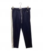 AMI Alexandre Mattiussiアミアレクサンドルマテュッシ）の古着「サイドライントラックパンツ」｜ネイビー