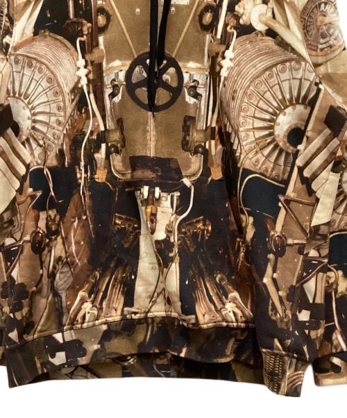 BURBERRY（バーバリー）BURBERRY (バーバリー) Total Pattern Pullover Hoodie/トータルパターンプルオーバーフーディー トータルパターンプルオーバーフーディ ブラウン サイズ:Lの古着・服飾アイテム