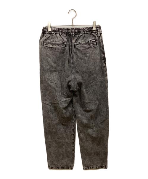 X-LARGE（エクストララージ）X-LARGE (エクストララージ) OVERDYE DENIM EASY PANTS/オーバーダイデニム　イージーパンツ ブラック サイズ:Lの古着・服飾アイテム