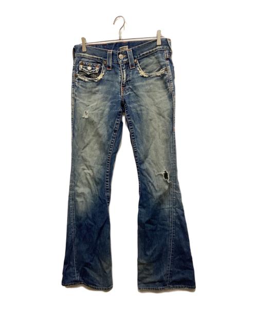 TRUE RELIGION（トゥルー レリジョン）TRUE RELIGION (トゥルー レリジョン) ローライズブーツカットジーンズ インディゴ サイズ:W29 L33の古着・服飾アイテム