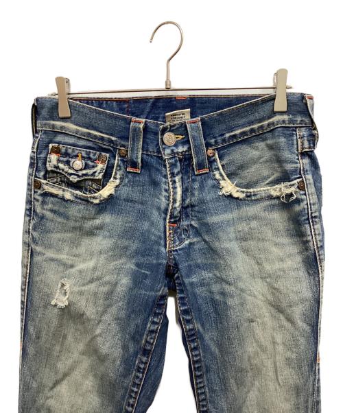 TRUE RELIGION（トゥルー レリジョン）TRUE RELIGION (トゥルー レリジョン) ローライズブーツカットジーンズ インディゴ サイズ:W29 L33の古着・服飾アイテム