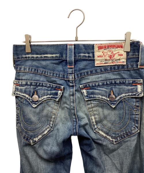 TRUE RELIGION（トゥルー レリジョン）TRUE RELIGION (トゥルー レリジョン) ローライズブーツカットジーンズ インディゴ サイズ:W29 L33の古着・服飾アイテム
