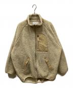 MYマイ）の古着「フリースジャケット」｜ベージュ
