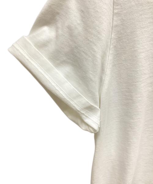 A.P.C.（アーペーセー）A.P.C. (アーペーセー) 刺繍ロゴTシャツ/シシュウロゴティーシャツ ホワイト×シルバー サイズ:2の古着・服飾アイテム