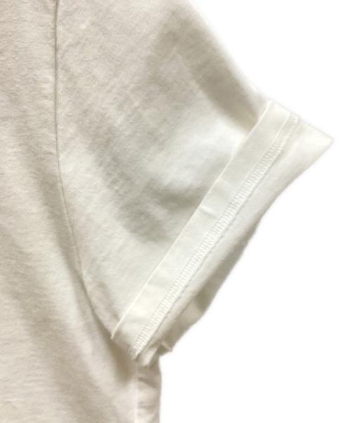 A.P.C.（アーペーセー）A.P.C. (アーペーセー) 刺繍ロゴTシャツ/シシュウロゴティーシャツ ホワイト×シルバー サイズ:2の古着・服飾アイテム