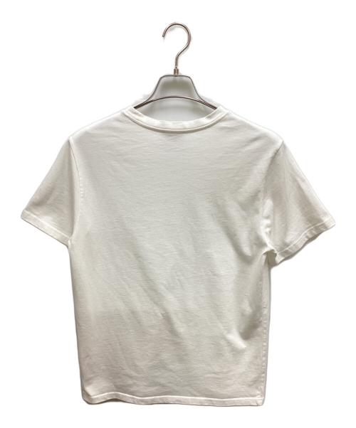 A.P.C.（アーペーセー）A.P.C. (アーペーセー) 刺繍ロゴTシャツ/シシュウロゴティーシャツ ホワイト×シルバー サイズ:2の古着・服飾アイテム