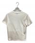 A.P.C. (アーペーセー) 刺繍ロゴTシャツ/シシュウロゴティーシャツ ホワイト×シルバー サイズ:2：7000円