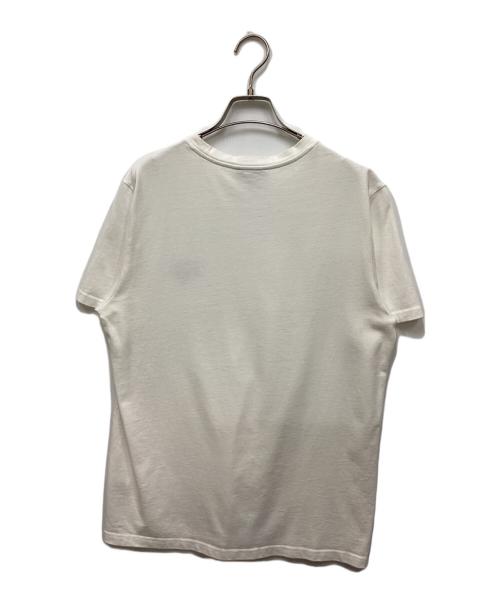 A.P.C.（アーペーセー）A.P.C. (アーペーセー) 刺繍ロゴTシャツ/RUE MADAME PARIS ホワイト×ネイビー サイズ:Mの古着・服飾アイテム