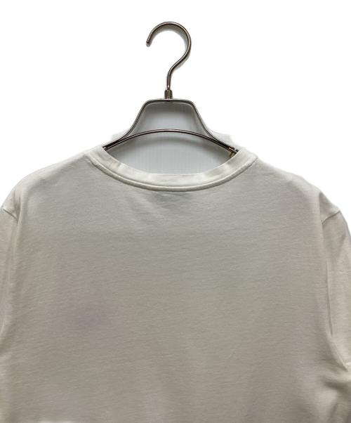 A.P.C.（アーペーセー）A.P.C. (アーペーセー) 刺繍ロゴTシャツ/RUE MADAME PARIS ホワイト×ネイビー サイズ:Mの古着・服飾アイテム