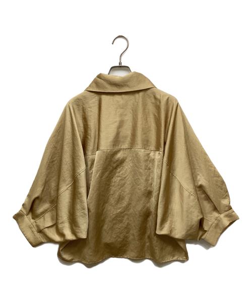 MIESROHE（ミースロエ）MIESROHE (ミースロエ) ボウタイコクーンブラウス ゴールド サイズ:FREEの古着・服飾アイテム
