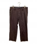 DOLCE & GABBANAドルチェ＆ガッバーナ）の古着「総柄パンツ」｜ブラウン