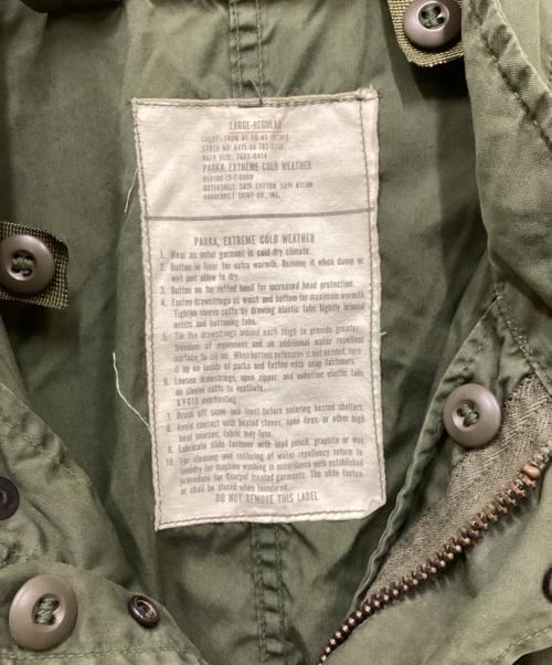 US ARMY（ユーエスアーミー）US ARMY (ユーエスアーミー) Ｍ-65フィッシュテールパーカー オリーブ サイズ:L-Rの古着・服飾アイテム