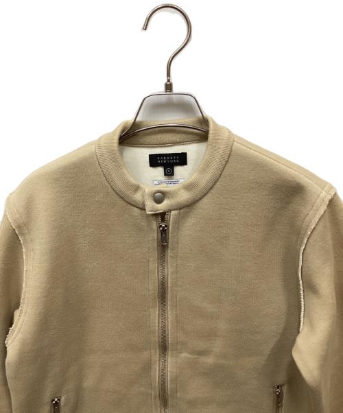 BARNEYS NEWYORK（バーニーズ・ニューヨーク）BARNEYS NEWYORK (バーニーズ・ニューヨーク) Yonetomi (ヨネトミ) ニットジャケット ベージュ サイズ:Sの古着・服飾アイテム