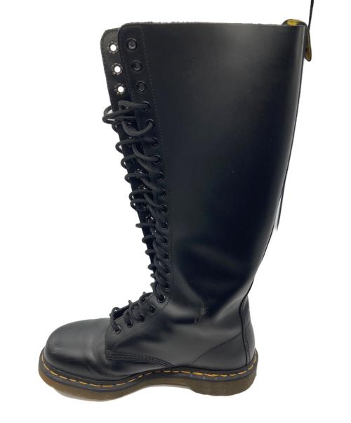 Dr.Martens（ドクターマーチン）Dr.Martens (ドクターマーチン) 20ホールロングブーツ ブラック サイズ:UK7の古着・服飾アイテム