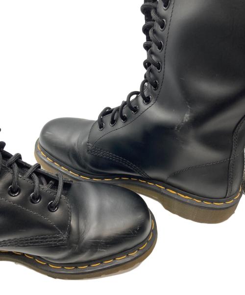 Dr.Martens（ドクターマーチン）Dr.Martens (ドクターマーチン) 20ホールロングブーツ ブラック サイズ:UK7の古着・服飾アイテム