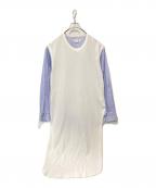 COMME des GARCONS SHIRTコムデギャルソンシャツ）の古着「ワンピース」｜スカイブルー