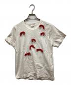 COMME des GARCONS GIRLコムデギャルソンガール）の古着「リボンTシャツ」｜ホワイト
