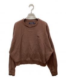 FRED PERRY（フレッドペリー）の古着「Tipped Sweatshirt/ティップドスウェットシャツ」｜ブラウン