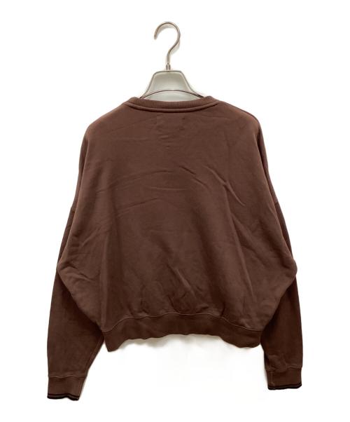 FRED PERRY（フレッドペリー）FRED PERRY (フレッドペリー) Tipped Sweatshirt/ティップドスウェットシャツ ブラウン サイズ:10の古着・服飾アイテム