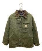 CarHarttカーハート）の古着「DUCK TRADITIONAL COAT ダックトラディショナルコート」｜グリーン