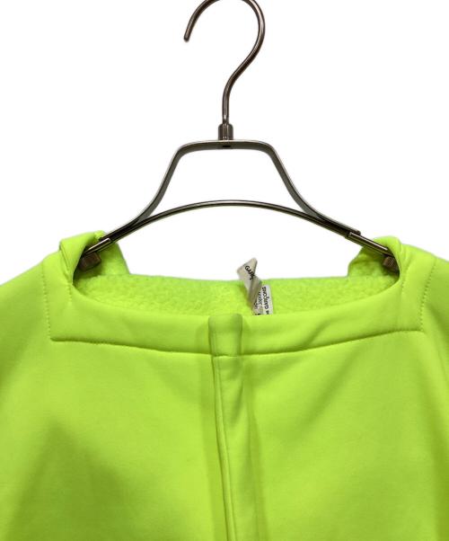 COMME des GARCONS（コムデギャルソン）COMME des GARCONS (コムデギャルソン) Cropped Hoodie 'Fluorescent Yellow'/クロップドフーディー イエロー サイズ:Sの古着・服飾アイテム