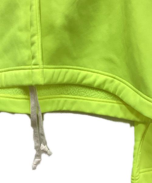 COMME des GARCONS（コムデギャルソン）COMME des GARCONS (コムデギャルソン) Cropped Hoodie 'Fluorescent Yellow'/クロップドフーディー イエロー サイズ:Sの古着・服飾アイテム