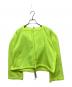 COMME des GARCONS（コムデギャルソン）の古着「Cropped Hoodie 'Fluorescent Yellow'/クロップドフーディー」｜イエロー