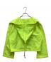 COMME des GARCONS (コムデギャルソン) Cropped Hoodie 'Fluorescent Yellow'/クロップドフーディー イエロー サイズ:S：10000円
