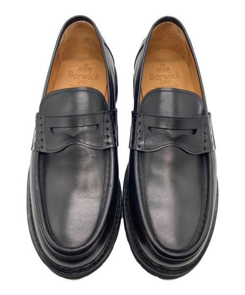 berwick（バーウィック）berwick (バーウィック) コインローファー ブラック サイズ:UK8の古着・服飾アイテム