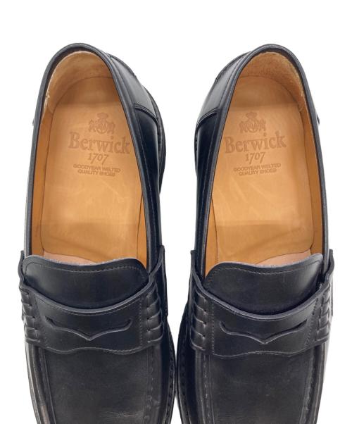 berwick（バーウィック）berwick (バーウィック) コインローファー ブラック サイズ:UK8の古着・服飾アイテム