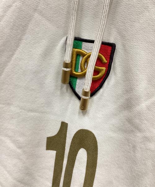 DOLCE & GABBANA（ドルチェ＆ガッバーナ）DOLCE & GABBANA (ドルチェ＆ガッバーナ) プルオーバーパーカー ホワイト サイズ:46の古着・服飾アイテム