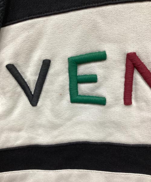 GIVENCHY（ジバンシィ）GIVENCHY (ジバンシィ) ロゴ刺繍プルオーバーパーカー ブラック サイズ:Lの古着・服飾アイテム