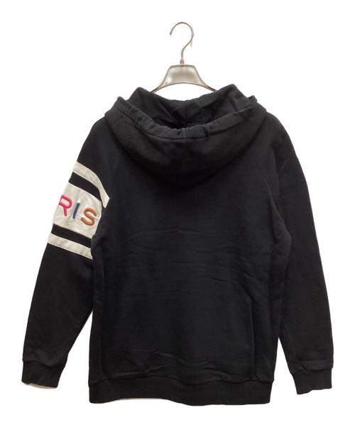 GIVENCHY（ジバンシィ）GIVENCHY (ジバンシィ) ロゴ刺繍プルオーバーパーカー ブラック サイズ:Lの古着・服飾アイテム