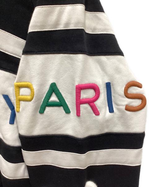 GIVENCHY（ジバンシィ）GIVENCHY (ジバンシィ) ロゴ刺繍プルオーバーパーカー ブラック サイズ:Lの古着・服飾アイテム