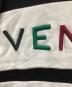 中古・古着 GIVENCHY (ジバンシィ) ロゴ刺繍プルオーバーパーカー ブラック サイズ:L：19000円