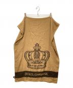 DOLCE & GABBANAドルチェ＆ガッバーナ）の古着「カシミヤストール」｜ブラウン