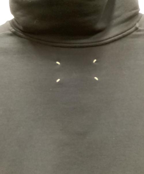 Maison Margiela（メゾンマルジェラ）Maison Margiela (メゾンマルジェラ) ロックモチーフパッチワークスウェットフーディ ブラック サイズ:44の古着・服飾アイテム