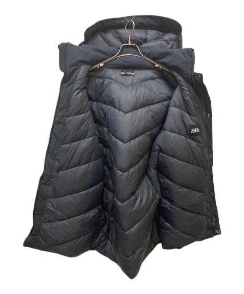 ZARA（ザラ）ZARA (ザラ) 中綿ジャケット ネイビー サイズ:Mの古着・服飾アイテム