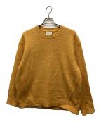 ZARA×nanushkaザラ×ナヌーシュカ）の古着「ユーズド加工ニット」｜イエロー