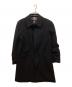 BURBERRY BLACK LABEL（バーバリーブラックレーベル）の古着「カシミヤ混ステンカラーコート」｜ブラック