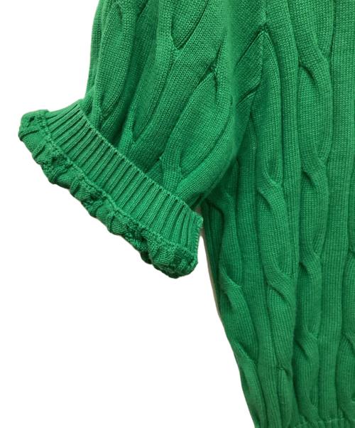 Lily Brown（リリーブラウン）Lily Brown (リリーブラウン) Lily Bearケーブルニットプルオーバー グリーン サイズ:FREEの古着・服飾アイテム